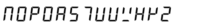AF LEDSeg3 Font UPPERCASE