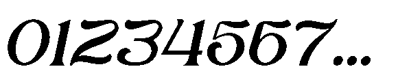 Afatera Italic Font OTHER CHARS