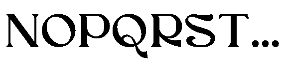Afatera Regular Font UPPERCASE