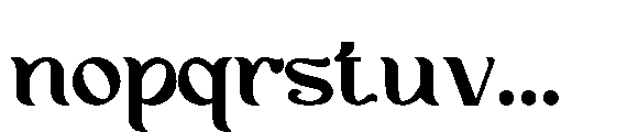 Afatera Regular Font LOWERCASE
