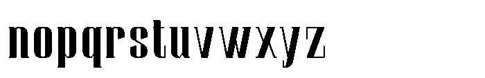 Affiora Serif Bold Font LOWERCASE