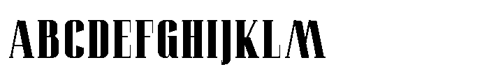 Affiora Serif Extra Bold Font UPPERCASE
