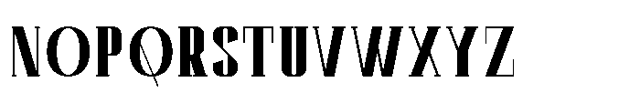 Affiora Serif Extra Bold Font UPPERCASE