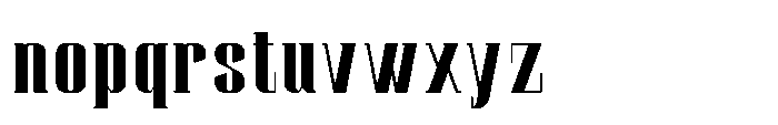 Affiora Serif Extra Bold Font LOWERCASE