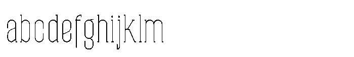 Affiora Serif Extra Light FONT