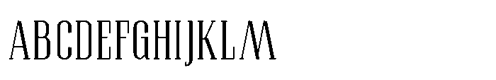 Affiora Serif Regular Font UPPERCASE