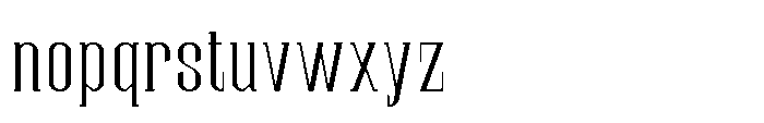 Affiora Serif Regular Font LOWERCASE