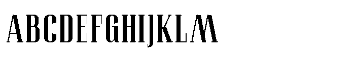 Affiora Serif Semi Bold Font UPPERCASE