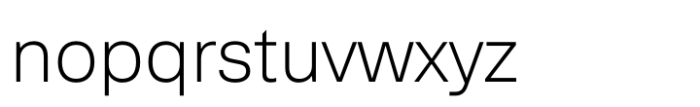 Afical Std Light Font LOWERCASE