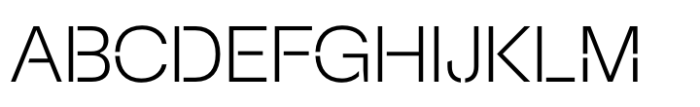 Afical Stencil Light Font UPPERCASE