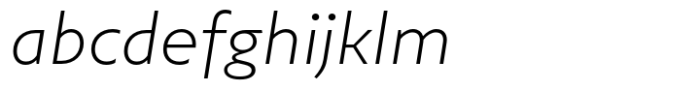 Afiga Thin Italic FONT
