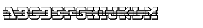 Aforo Display Font UPPERCASE