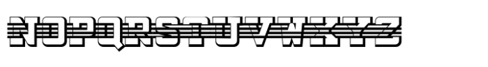 Aforo Display Font UPPERCASE