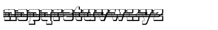 Aforo Display Font LOWERCASE