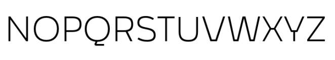 Afragus Extra Light Font UPPERCASE