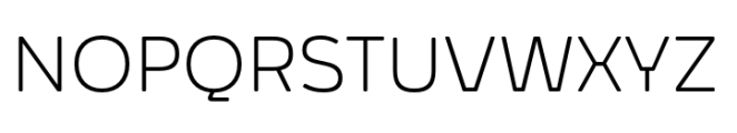Afragus Soft Extra Light Font UPPERCASE