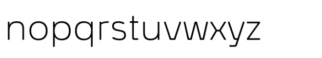 Afragus Soft Extra Light Font LOWERCASE
