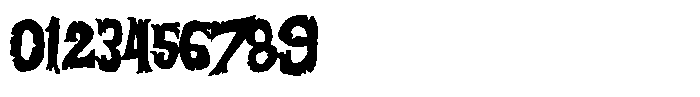 Afraid Of The Dark Font OTHER CHARS