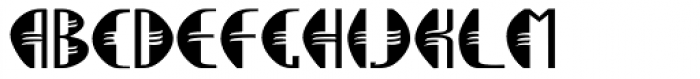 African Shield Broad Font UPPERCASE