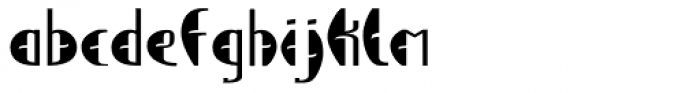 African Shield Broad Font LOWERCASE