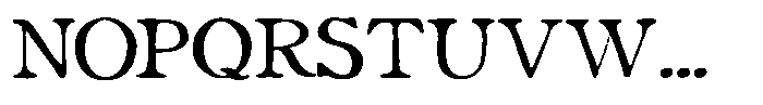 Aftershade Regular Font UPPERCASE