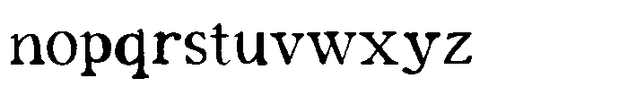 Aftershade Regular Font LOWERCASE