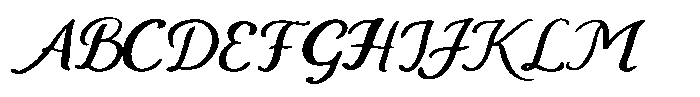 Aftershade Script Font UPPERCASE