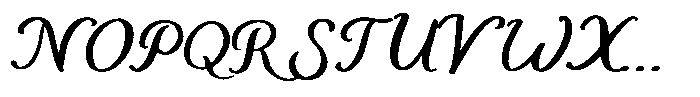 Aftershade Script Font UPPERCASE