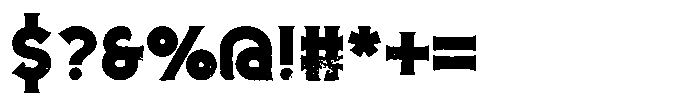 Aftershave Print Font OTHER CHARS
