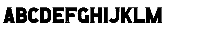 Aftershave Print Font UPPERCASE