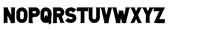 Aftershave Print Font UPPERCASE