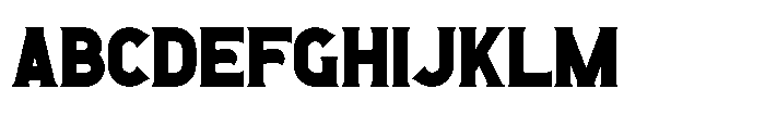 Aftershave Regular Font UPPERCASE