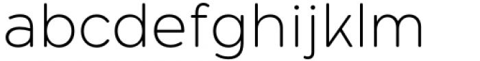 Aftika Soft Extra Light Font LOWERCASE