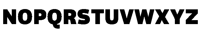 AfekDLv2AAA Black Font UPPERCASE