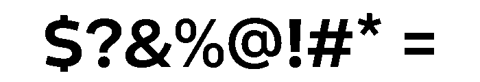 AfekDLv2AAA DemiBold Font OTHER CHARS