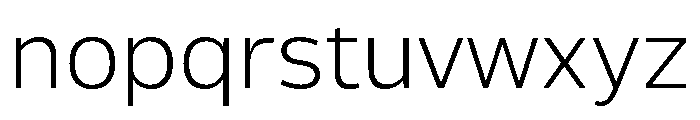 AfekDLv2AAA Light Font LOWERCASE
