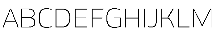 AfekDLv2AAA UltraLight Font UPPERCASE