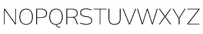 AfekDLv2AAA UltraLight Font UPPERCASE