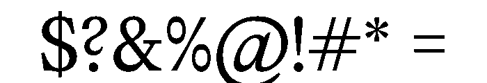 Affairs Regular Font OTHER CHARS