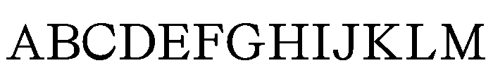 Affairs Regular Font UPPERCASE