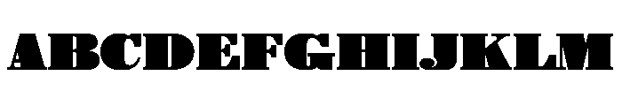 Affichen Schriften Breite FetteAntiqua Font UPPERCASE