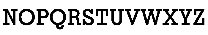 Affix Bold Font UPPERCASE