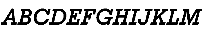 Affix BoldItalic Font UPPERCASE