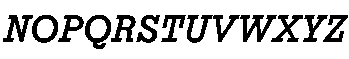 Affix BoldItalic Font UPPERCASE