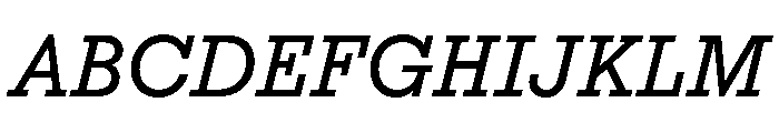 Affix MediumItalic Font UPPERCASE