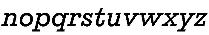 Affix MediumItalic Font LOWERCASE