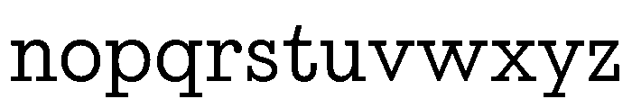 Affix Regular Font LOWERCASE