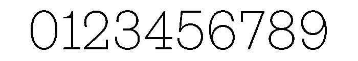 Affix Thin Font OTHER CHARS