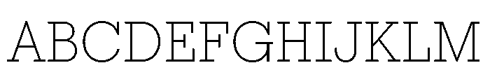 Affix Thin Font UPPERCASE