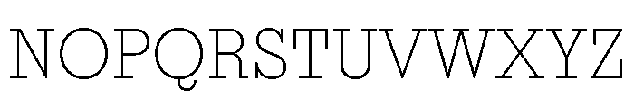 Affix Thin Font UPPERCASE
